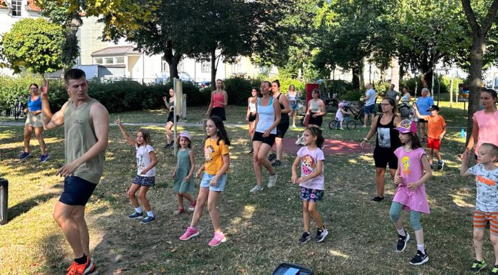 Tanzen im Park - Heute im Bewegungspark Korneuburg